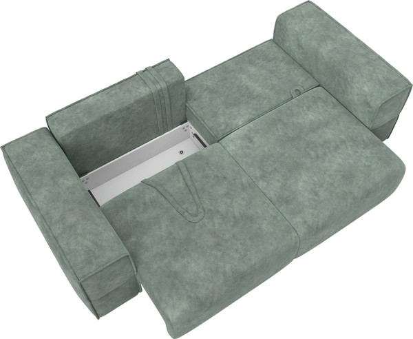 Изображение товара Диван Лига Диванов Лига-058 НПБ / 129390 (велюр Brut 08 зеленый)