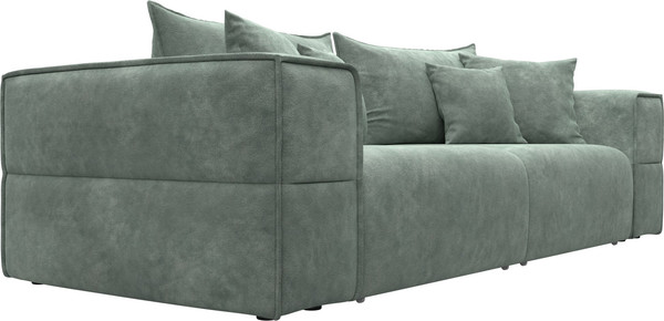 Изображение товара Диван Лига Диванов Лига-058 НПБ / 129390 (велюр Brut 08 зеленый)