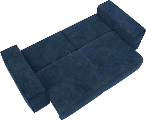 Изображение товара Диван Лига Диванов Лига-058 НПБ / 129391 (велюр Brut 11 синий)