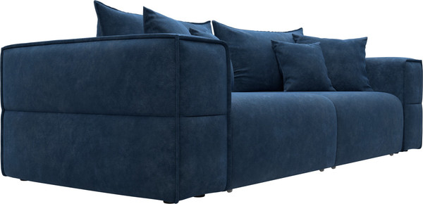 Изображение товара Диван Лига Диванов Лига-058 НПБ / 129391 (велюр Brut 11 синий)