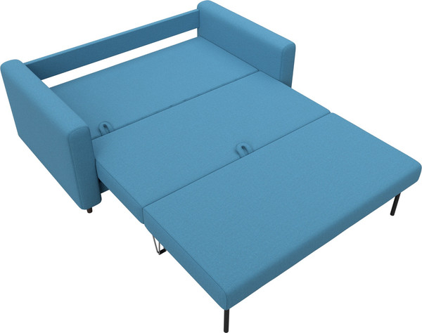 Изображение товара Диван Лига Диванов Лига-070 / 129648 (рогожка Амур 10 голубой)