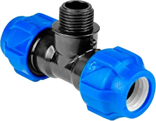 Изображение товара Тройник переходной Valfex 25-3/4"-25 (60/15) / 1210022503425 (с наружной резьбой)