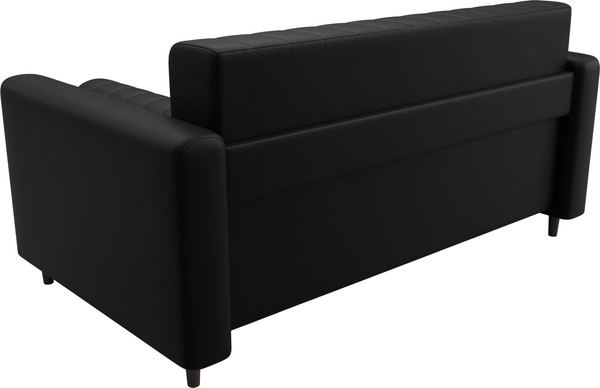 Изображение товара Диван Лига Диванов Лига-070 / 129751 (экокожа Grifon 18 черный)