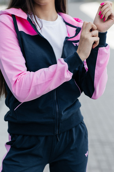 Изображение товара Спортивный костюм Isee FN-55720 (р.44, синий/розовый)