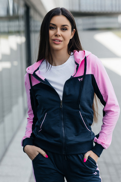 Изображение товара Спортивный костюм Isee FN-55720 (р.44, синий/розовый)