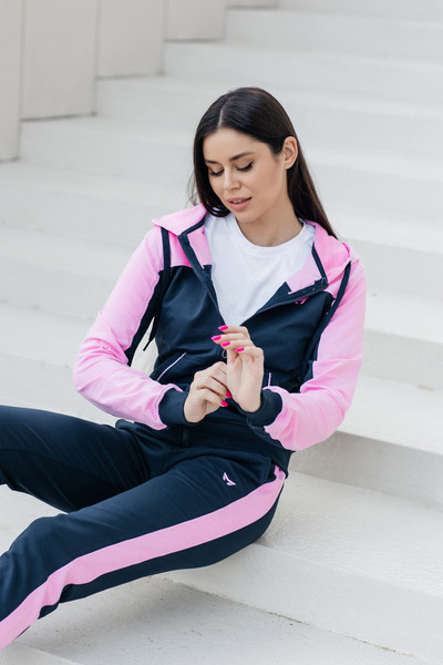 Изображение товара Спортивный костюм Isee FN-55720 (р.44, синий/розовый)