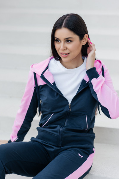 Изображение товара Спортивный костюм Isee FN-55720 (р.44, синий/розовый)