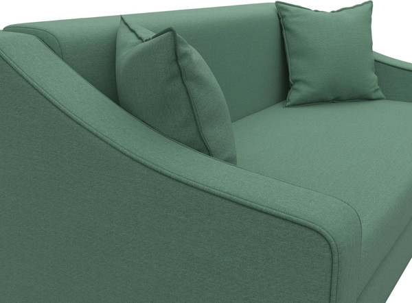 Изображение товара Диван Лига Диванов Лига-071 / 129654 (рогожка Амур 11 зеленый)