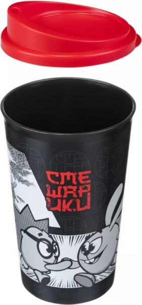 Изображение товара Стакан Бытпласт Смешарики / 431335713 (черный)