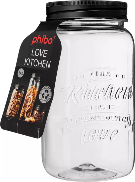 Изображение товара Емкость для хранения Бытпласт Love Kitchen / 440200113 (черный)