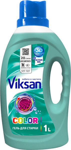 Изображение товара Гель для стирки Viksan Color (1л)