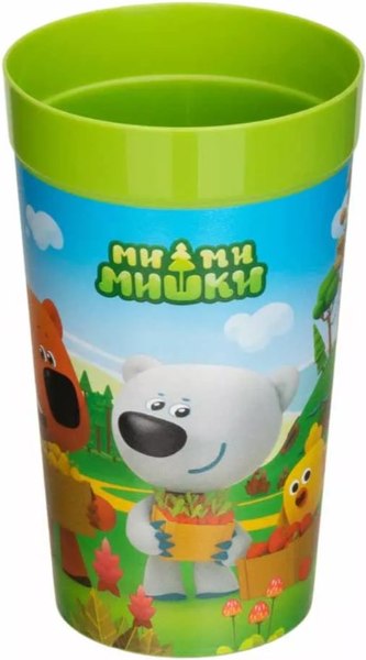 Изображение товара Стакан Бытпласт Ми-Ми-Мишки / 431328109 (зеленый)