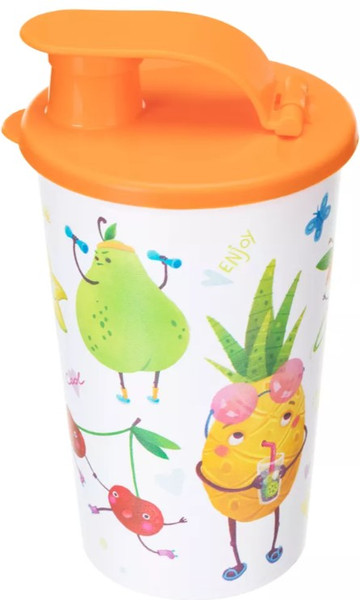 Изображение товара Стакан Бытпласт Фруктовая Вечеринка / 431330508 (оранжевый)