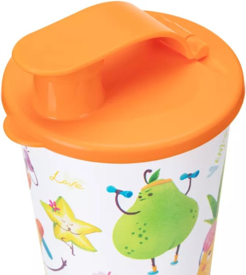 Изображение товара Стакан Бытпласт Фруктовая Вечеринка / 431330508 (оранжевый)