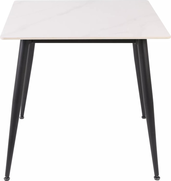 Изображение товара Обеденный стол Signal Rion 80x80 (белый глянец/черный)