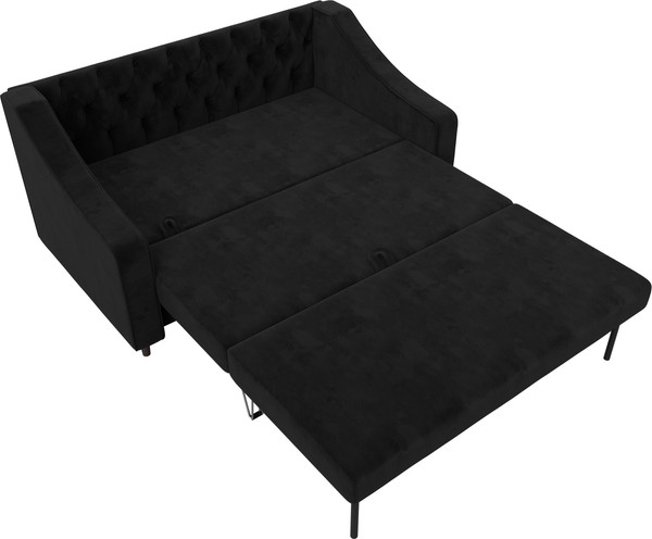 Изображение товара Диван Лига Диванов Лига-071 / 129768 (велюр Seven 35 черный)
