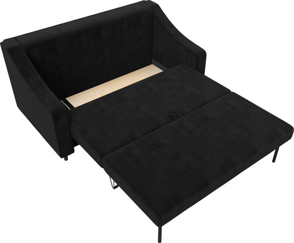 Изображение товара Диван Лига Диванов Лига-071 / 129768 (велюр Seven 35 черный)