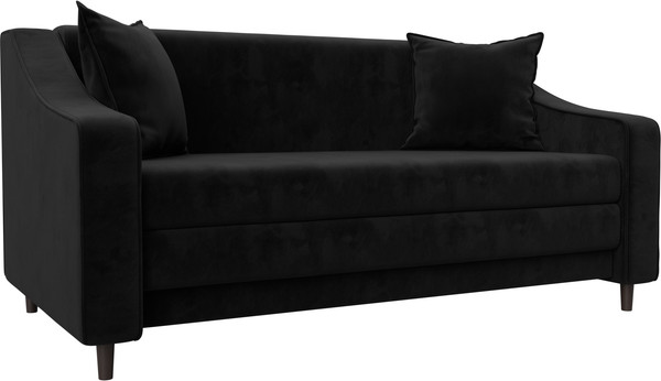 Изображение товара Диван Лига Диванов Лига-071 / 129768 (велюр Seven 35 черный)
