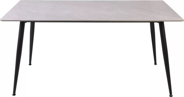 Изображение товара Обеденный стол Signal Rion 160x90 (серый глянец/черный)