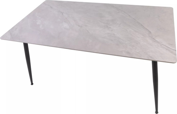 Изображение товара Обеденный стол Signal Rion 160x90 (серый глянец/черный)
