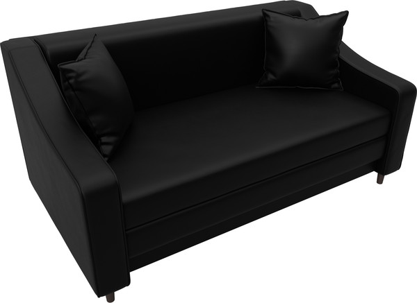 Изображение товара Диван Лига Диванов Лига-071 / 129771 (экокожа Grifon 18 черный)