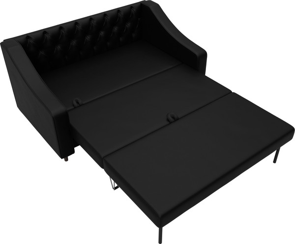 Изображение товара Диван Лига Диванов Лига-071 / 129771 (экокожа Grifon 18 черный)