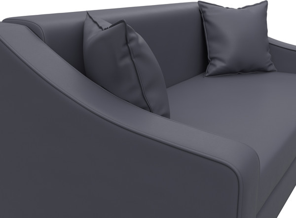 Изображение товара Диван Лига Диванов Лига-071 / 129772 (экокожа Grifon 15 серый)