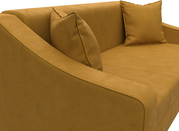 Изображение товара Диван Лига Диванов Лига-071 / 129778 (велюр Brut 10 желтый)