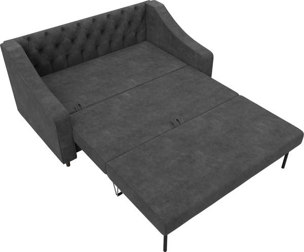 Изображение товара Диван Лига Диванов Лига-071 / 129779 (велюр Brut 16 темно-серый)