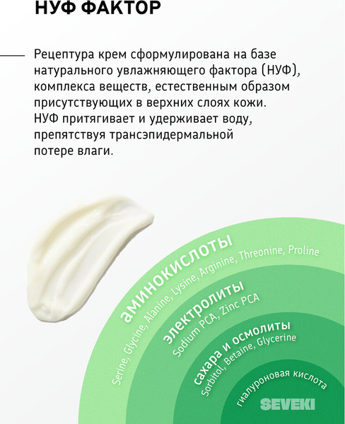 Изображение товара Крем для лица Seveki НУФ 2 (80мл)