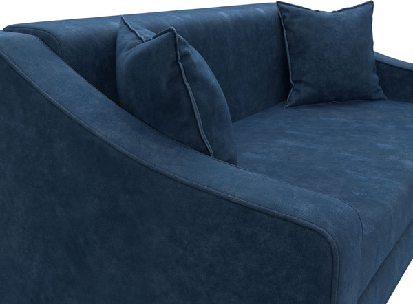 Изображение товара Диван Лига Диванов Лига-071 / 129781 (велюр Brut 11 синий)