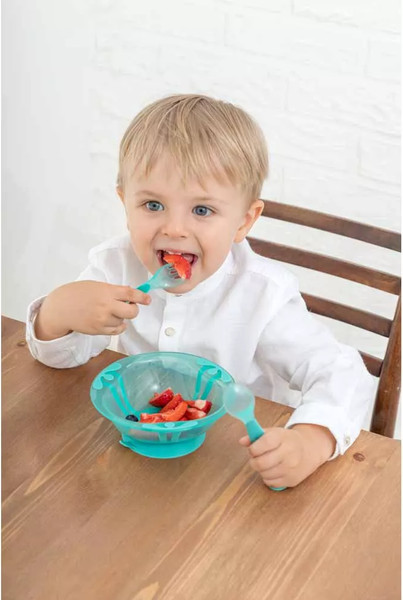 Изображение товара Тарелка для кормления Бытпласт 431311805 (розовый)