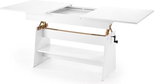 Изображение товара Стол-трансформер Halmar Erika 120-160x70 (белый)