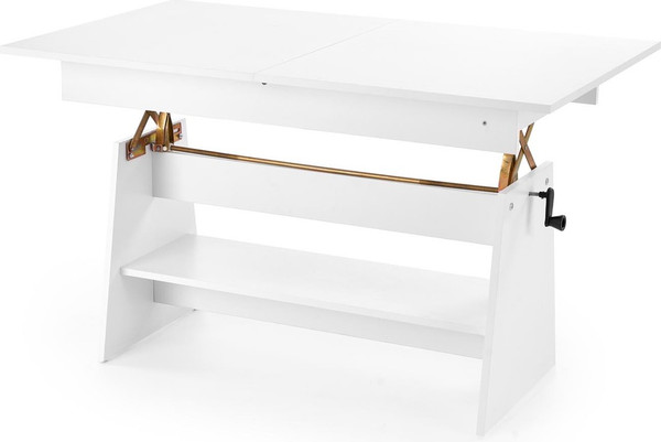 Изображение товара Стол-трансформер Halmar Erika 120-160x70 (белый)