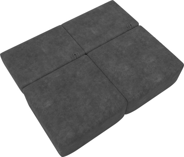 Изображение товара Диван Лига Диванов Лига-060 НПБ / 129470 (велюр Brut 16 темно-серый)