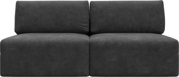 Изображение товара Диван Лига Диванов Лига-060 НПБ / 129470 (велюр Brut 16 темно-серый)