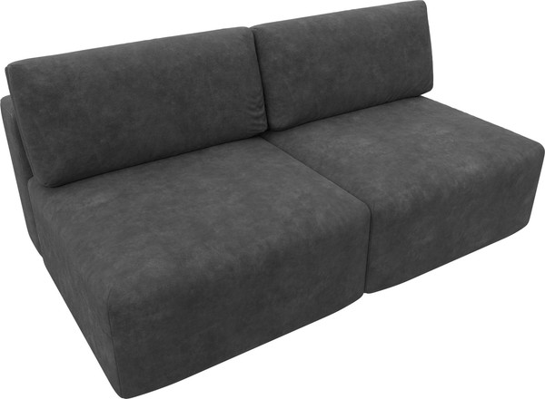 Изображение товара Диван Лига Диванов Лига-060 НПБ / 129470 (велюр Brut 16 темно-серый)