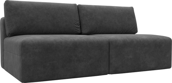 Изображение товара Диван Лига Диванов Лига-060 НПБ / 129470 (велюр Brut 16 темно-серый)