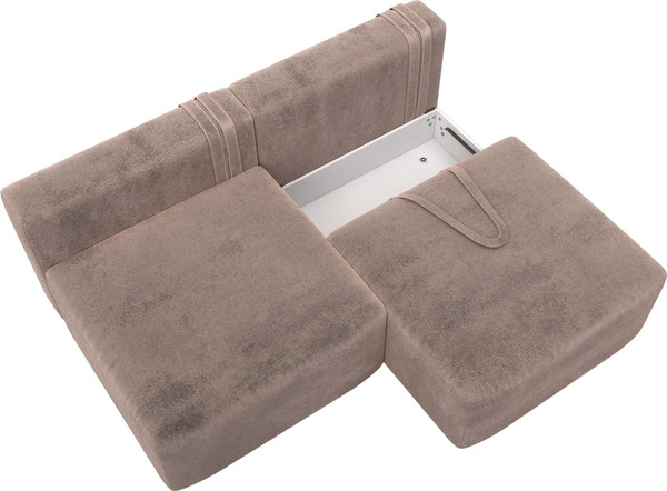 Изображение товара Диван Лига Диванов Лига-060 НПБ / 129456 (велюр Tower 05 бежевый)