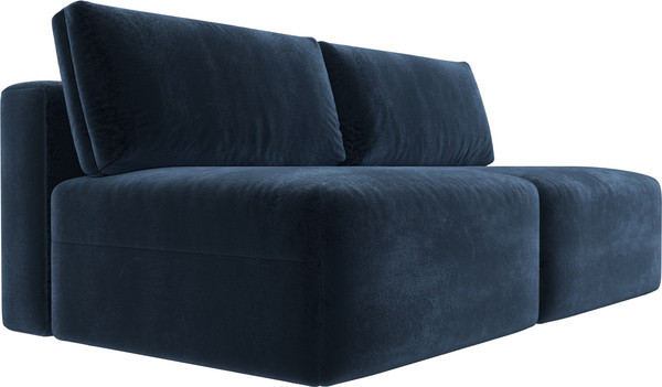 Изображение товара Диван Лига Диванов Лига-060 НПБ / 129457 (велюр Tower 13 синий)