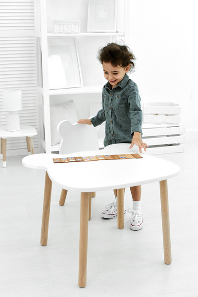 Изображение товара Комплект мебели с детским столом Leader Toys Мишка / 71024/70024ЛДСП