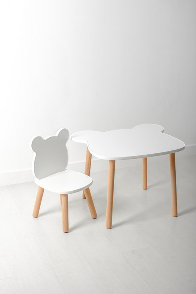 Изображение товара Комплект мебели с детским столом Leader Toys Мишка / 71024/70024ЛДСП