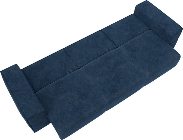 Изображение товара Диван Лига Диванов Лига-058 НПБ Лонг / 129405 (велюр Brut 11 синий)