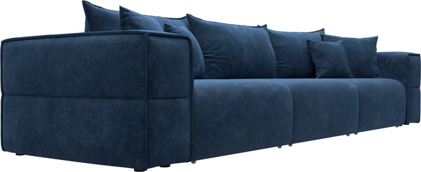 Изображение товара Диван Лига Диванов Лига-058 НПБ Лонг / 129405 (велюр Brut 11 синий)