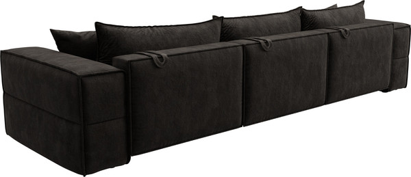 Изображение товара Диван Лига Диванов Лига-058 НПБ Лонг / 129406 (велюр Brut 17 коричневый)