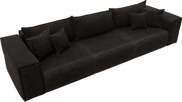 Изображение товара Диван Лига Диванов Лига-058 НПБ Лонг / 129406 (велюр Brut 17 коричневый)