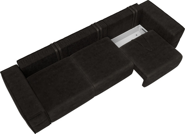 Изображение товара Диван Лига Диванов Лига-058 НПБ Лонг / 129406 (велюр Brut 17 коричневый)