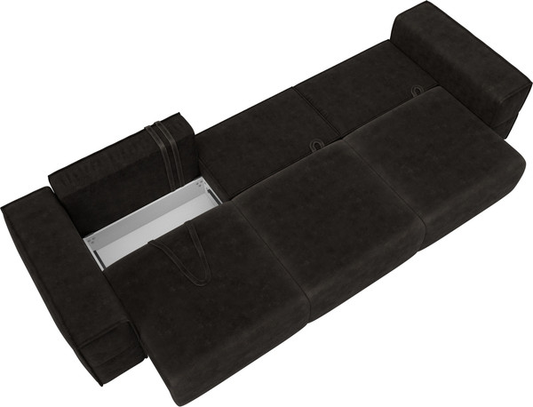 Изображение товара Диван Лига Диванов Лига-058 НПБ Лонг / 129406 (велюр Brut 17 коричневый)