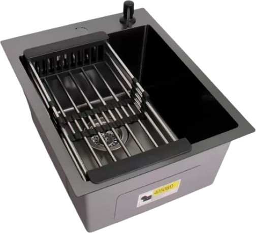 Изображение товара Мойка кухонная Wisent WS-34050BD/GER013 (с сифоном, дозатором и коландером)