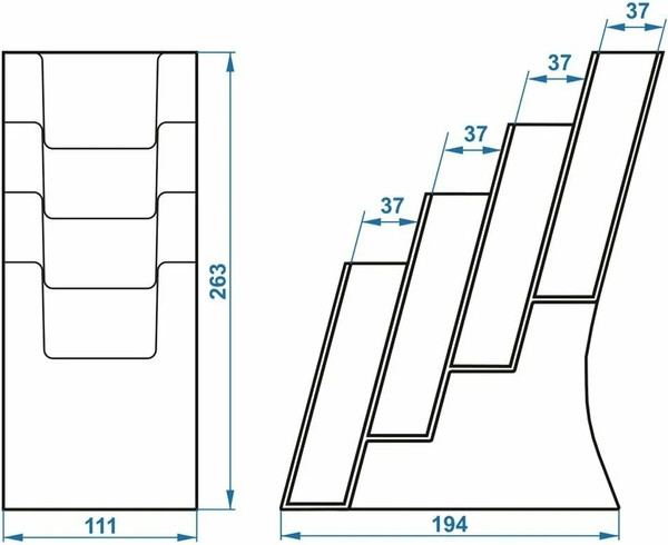 Изображение товара Информационная стойка OfficeSpace Вертикальный / 367791